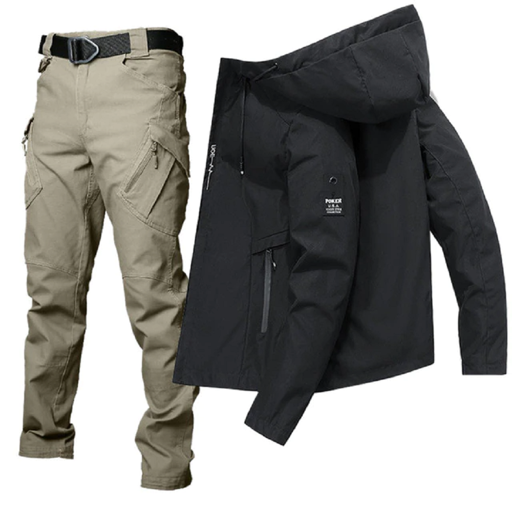 Men's Breathable Hoodie Windbreaker Adventure Suit
