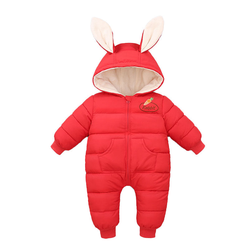 Baby Snowsuit Unisex Infant Winter Romper Jumpsuit