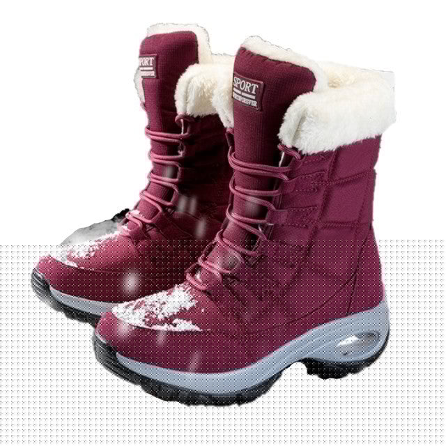 Snow Lace-Up Comfortable Thicken Boots