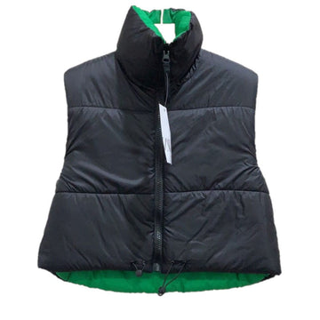 Women Warm Sleeveless Parkas High Collar Waistcoat