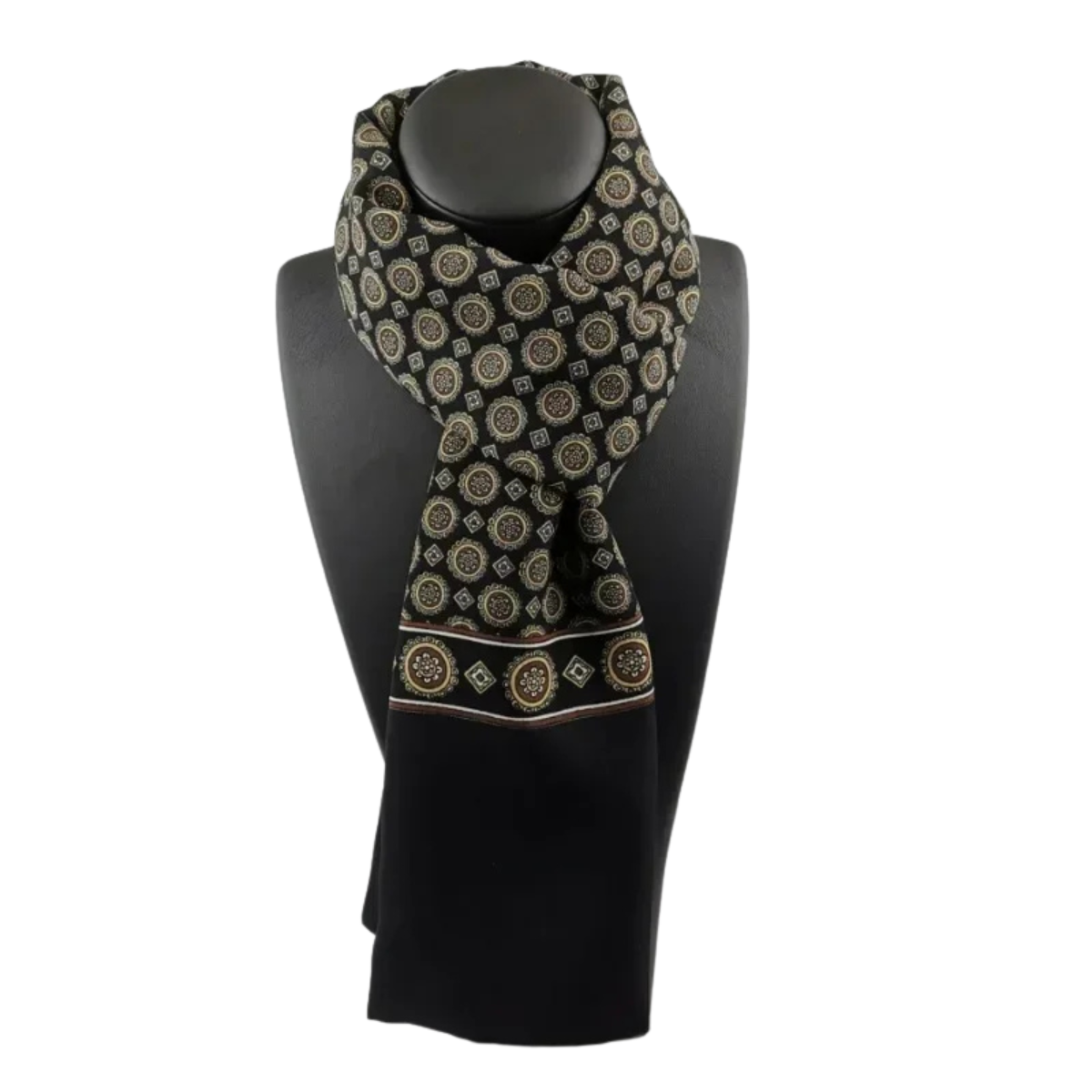 Winter Luxury Silk Scarf Plaid Warm Scarves for Men and Women