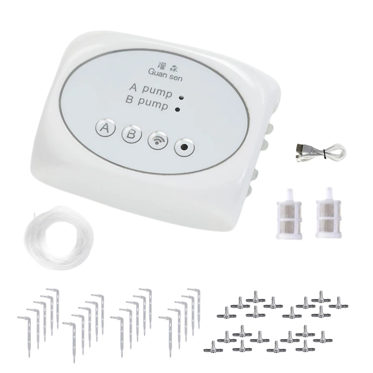 WiFi Smart Irrigation Controller - Automatic Drip Watering System with Mobile App Timer