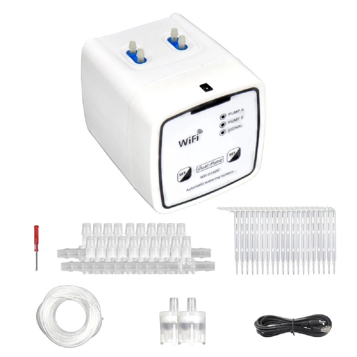 Smart Drip Irrigation System - Dual Pump Automatic Watering with Remote App Control
