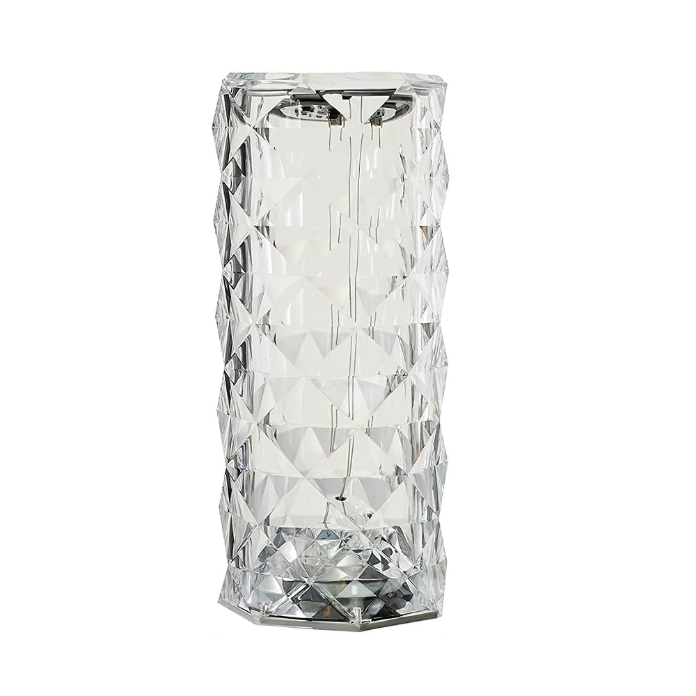 16 Colour Crystal LED Rose Diamond Table Lamps