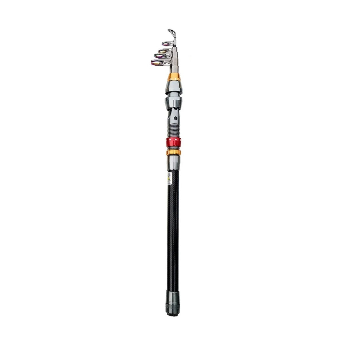 Carbon Fiber Telescopic Fishing Rod And Reel Combo - Super Hard Spinning Kit