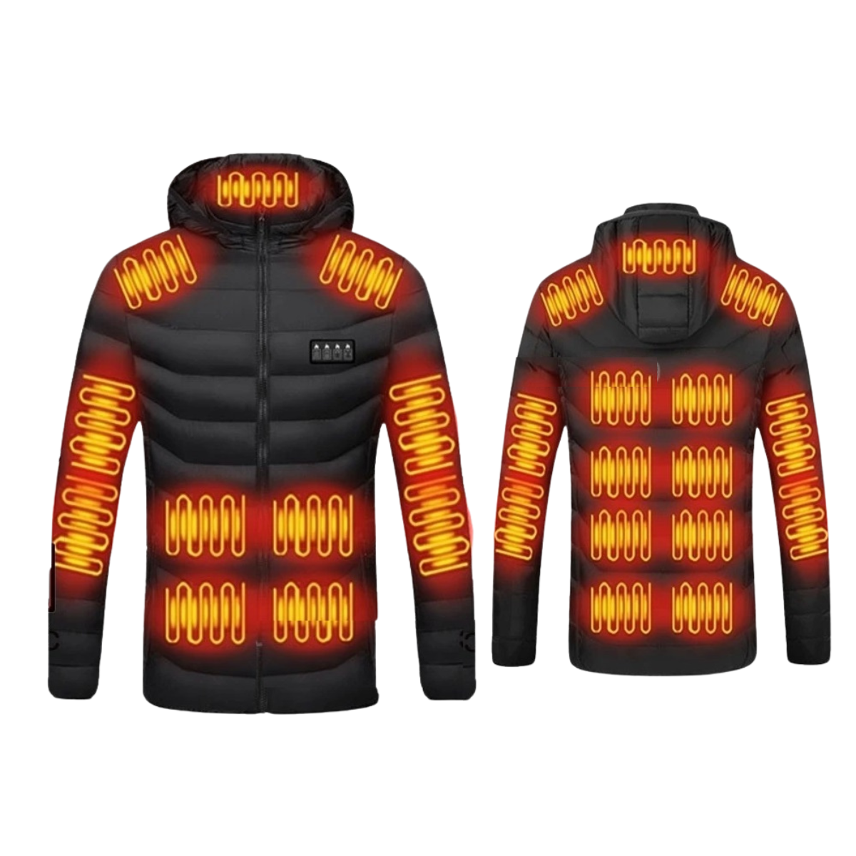 31-Zone Heated Jacket - USB Electric Thermal Winter Coat for Men & Women