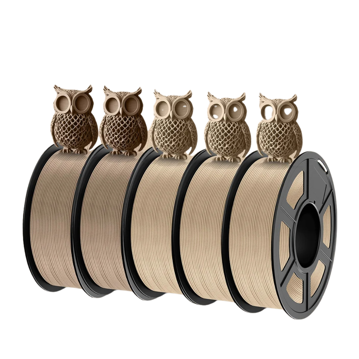 Pla Wood Filament - 0.07 in Fibres for Fdm 3D Printers