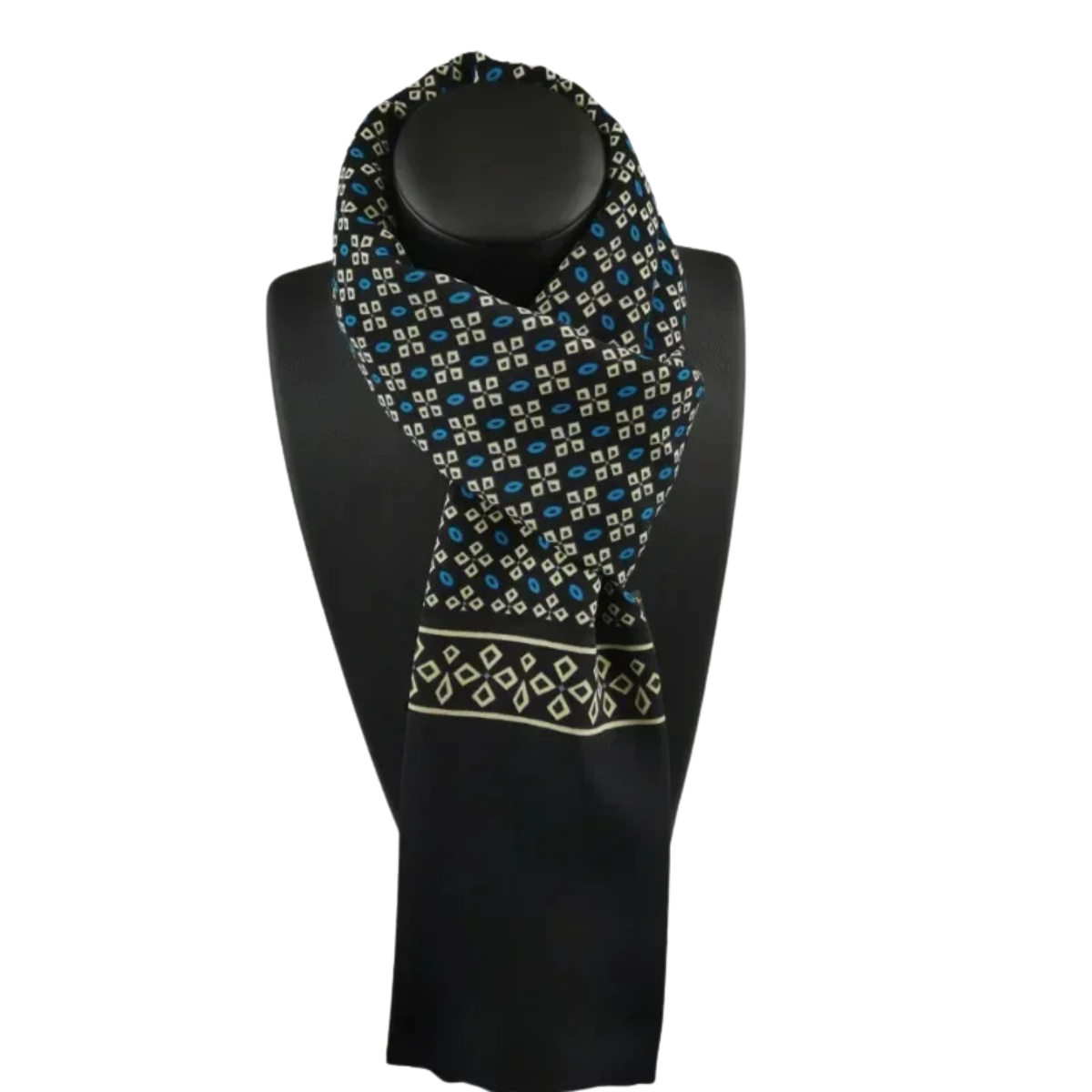 Winter Luxury Silk Scarf Plaid Warm Scarves for Men and Women