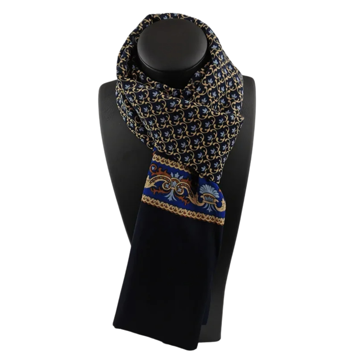 Winter Luxury Silk Scarf Plaid Warm Scarves for Men and Women