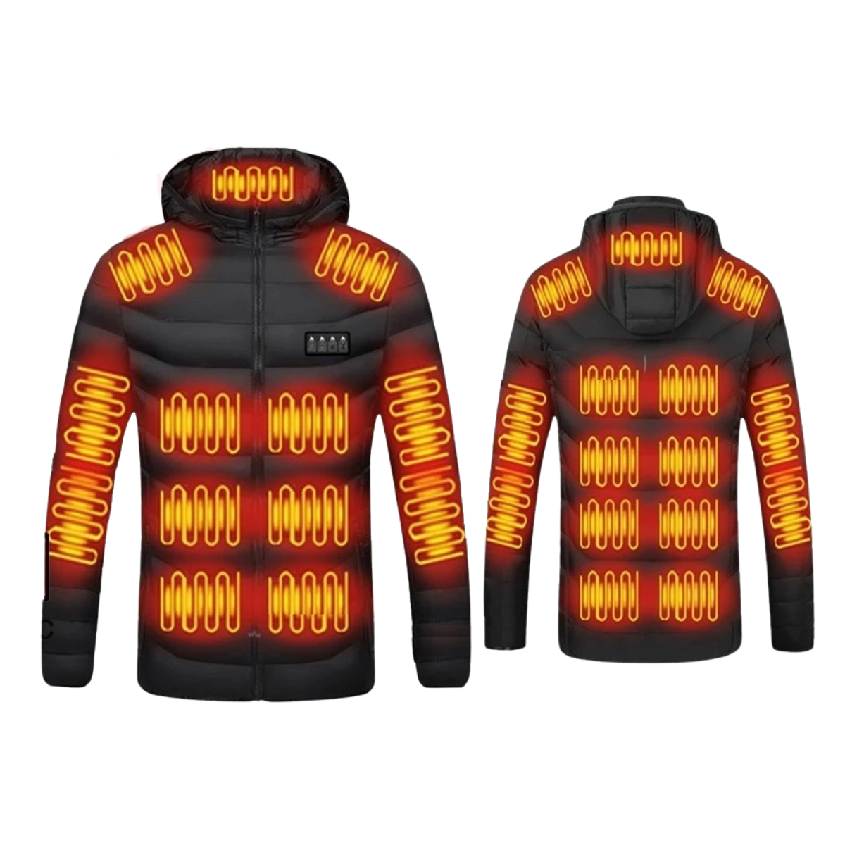 31-Zone Heated Jacket - USB Electric Thermal Winter Coat for Men & Women