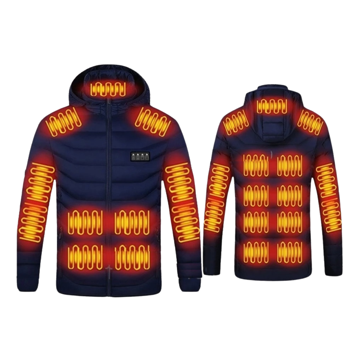 31-Zone Heated Jacket - USB Electric Thermal Winter Coat for Men & Women