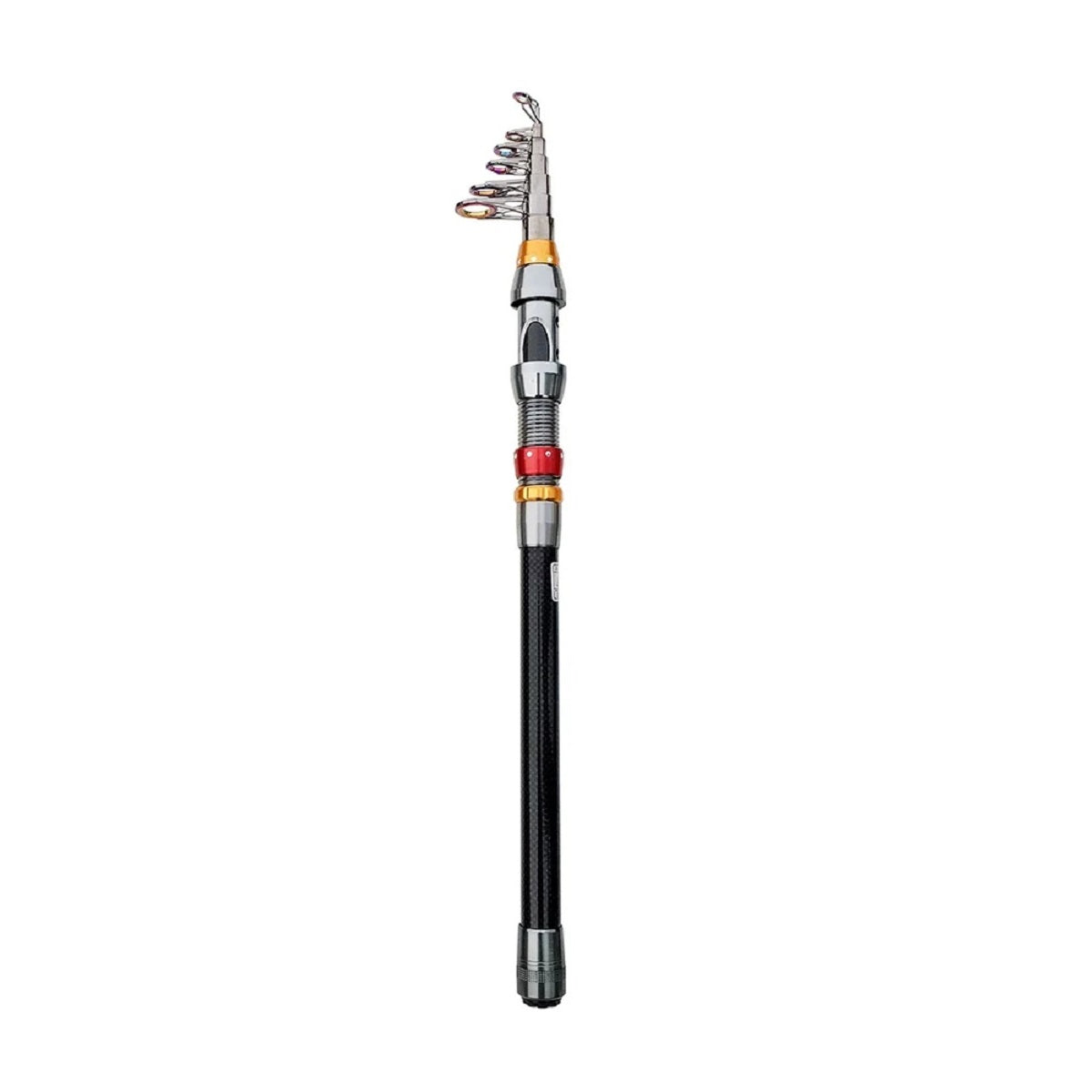 Carbon Fiber Telescopic Fishing Rod And Reel Combo - Super Hard Spinning Kit