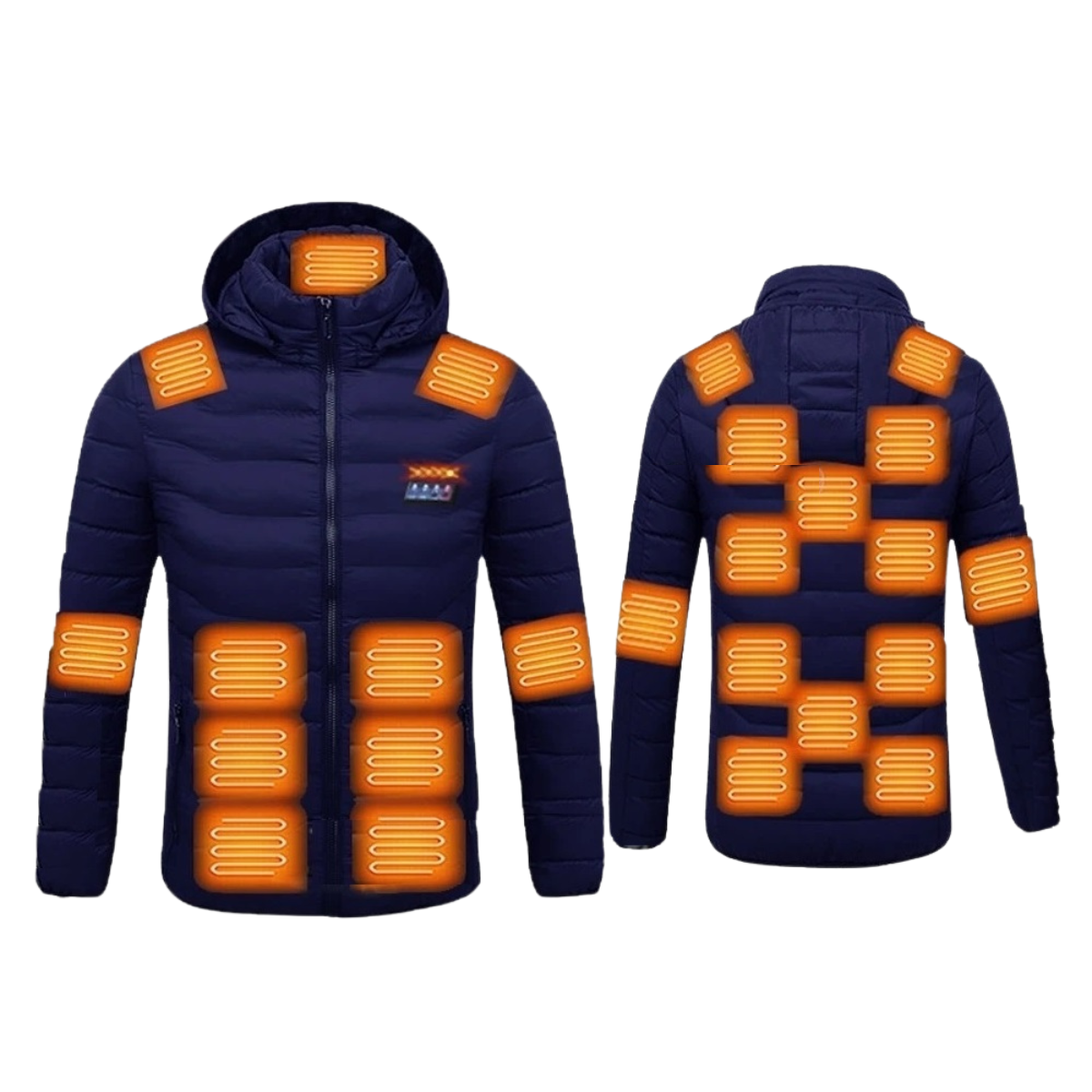 31-Zone Heated Jacket - USB Electric Thermal Winter Coat for Men & Women