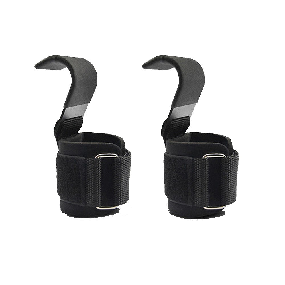 Gym Fitness Hook Weight Strap Pull-Ups Power Lifting Gloves