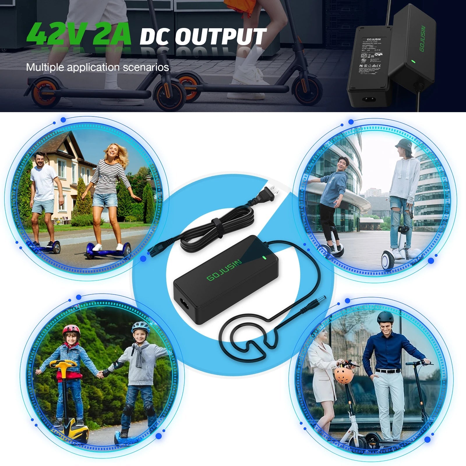 Electric Scooter Power Charger