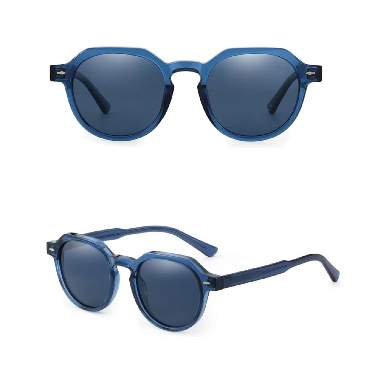 Vintage Polarized Acetate Sunglasses - Protection Eyewear for Men and Women