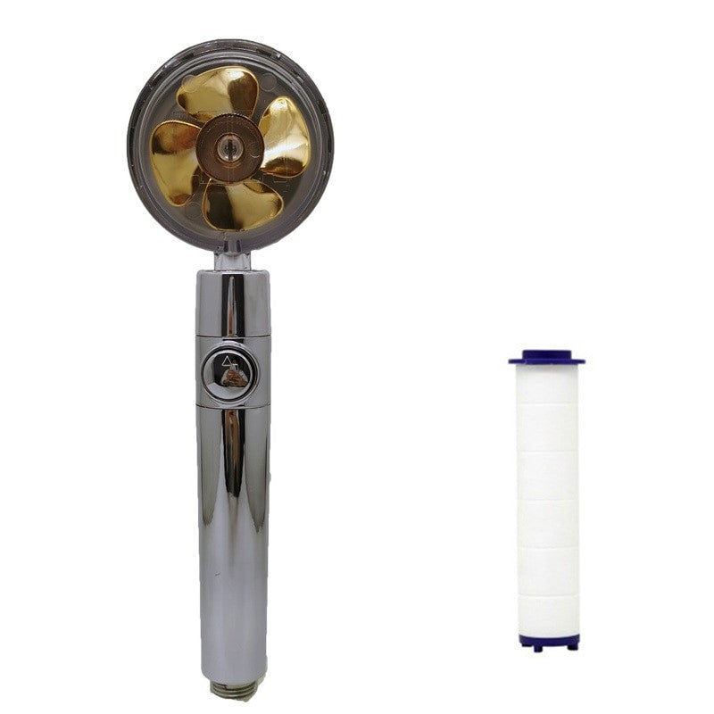360 Rotated Rainfall Shower Head High Pressure