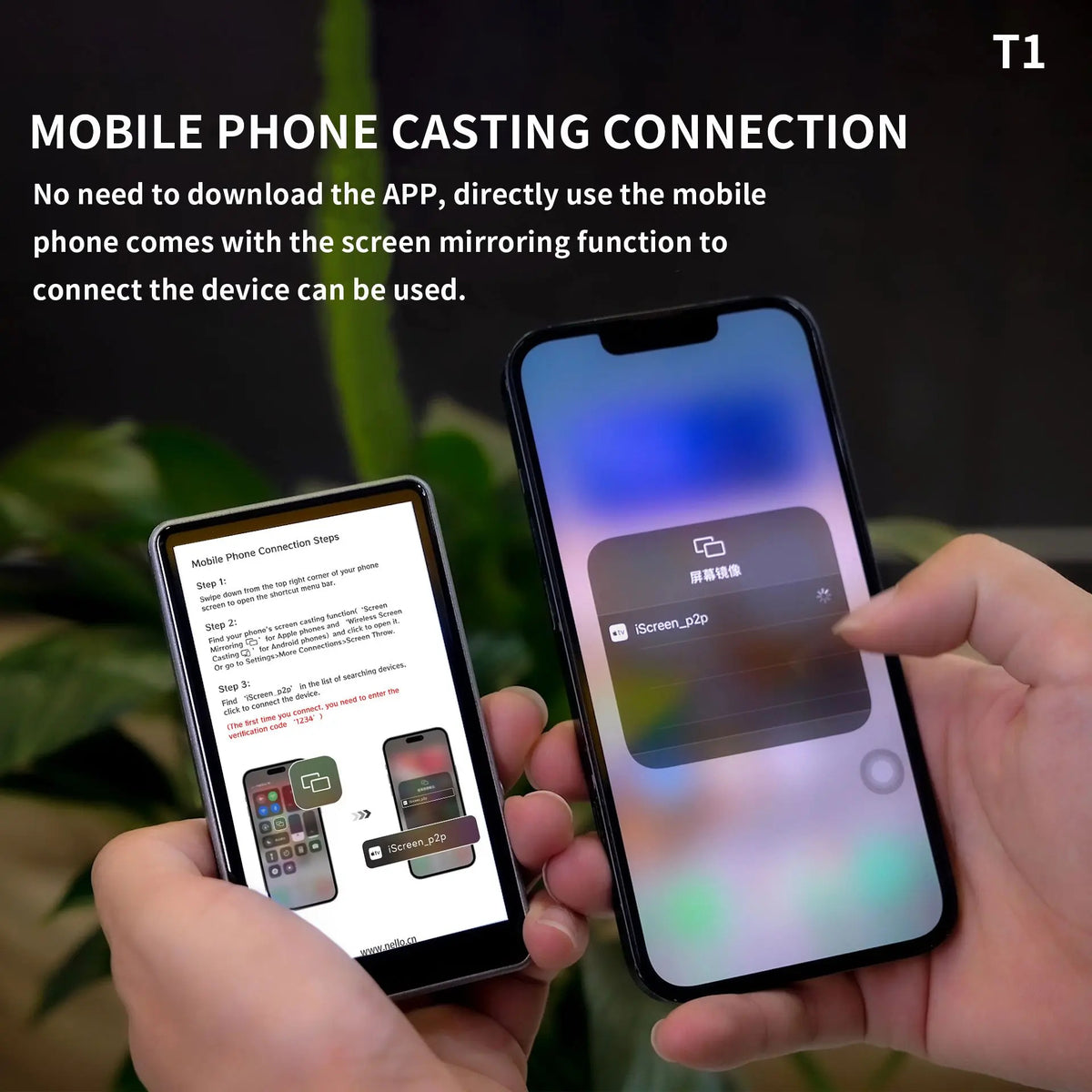 Magnetic Phone Vlog Screen - Rear Camera Monitor