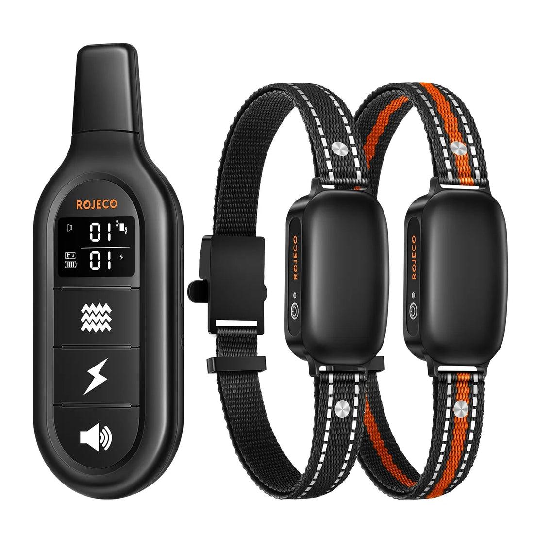 Ipx7 Waterproof Dog Training Collar - Rechargeable Remote Shock and Vibration