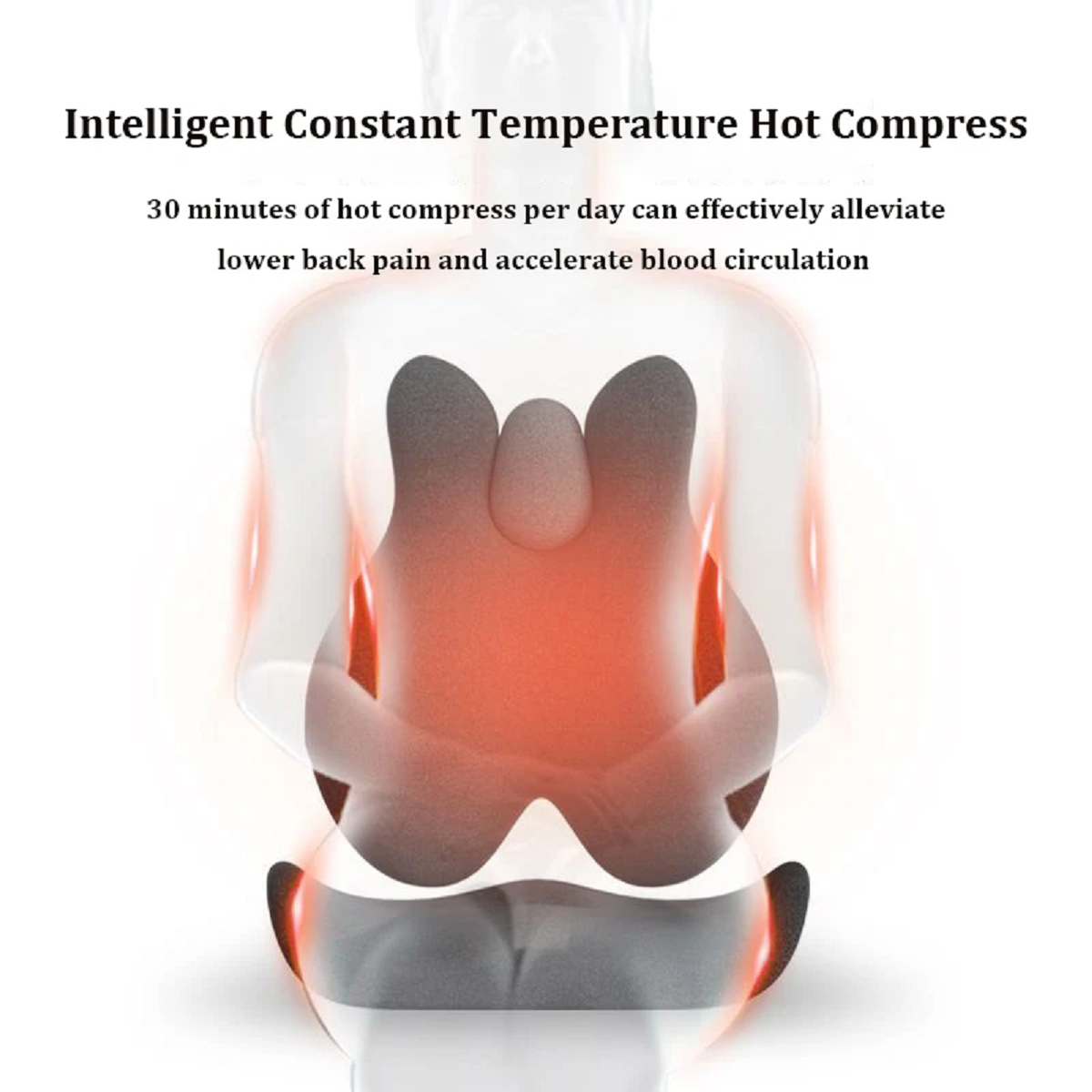 Memory Foam Electric Massage Chair Cushion Set