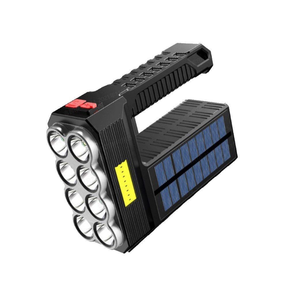 Searchlight High Power LED Solar Rechargeable Flashlight