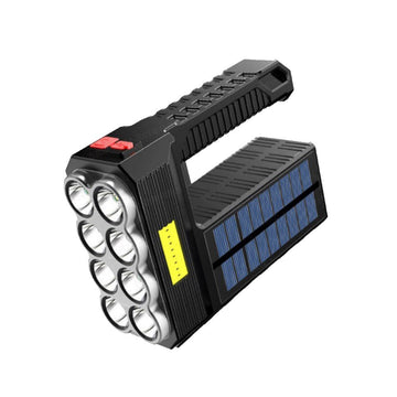 Searchlight High Power LED Solar Rechargeable Flashlight
