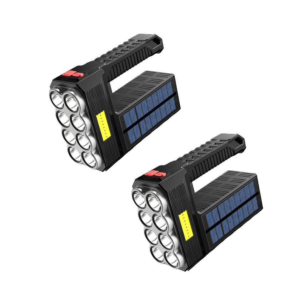 Searchlight High Power LED Solar Rechargeable Flashlight