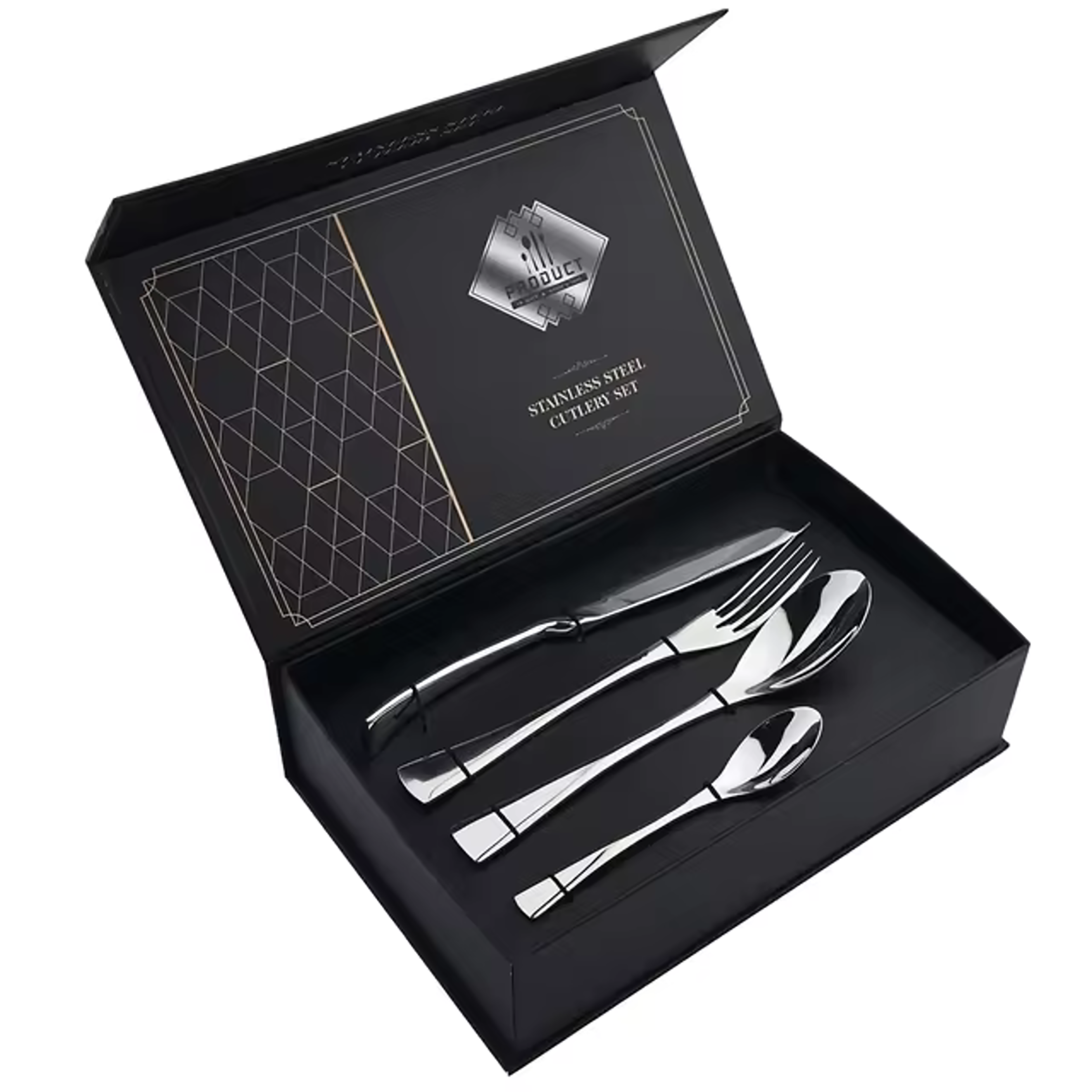 24 Pcs/set Cutlery Stainless Steel Dinnerware Flatware