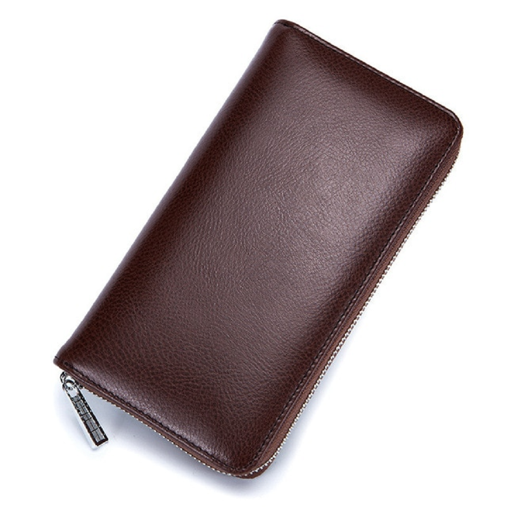 Genuine Leather RFID Blocking Credit Card Holder