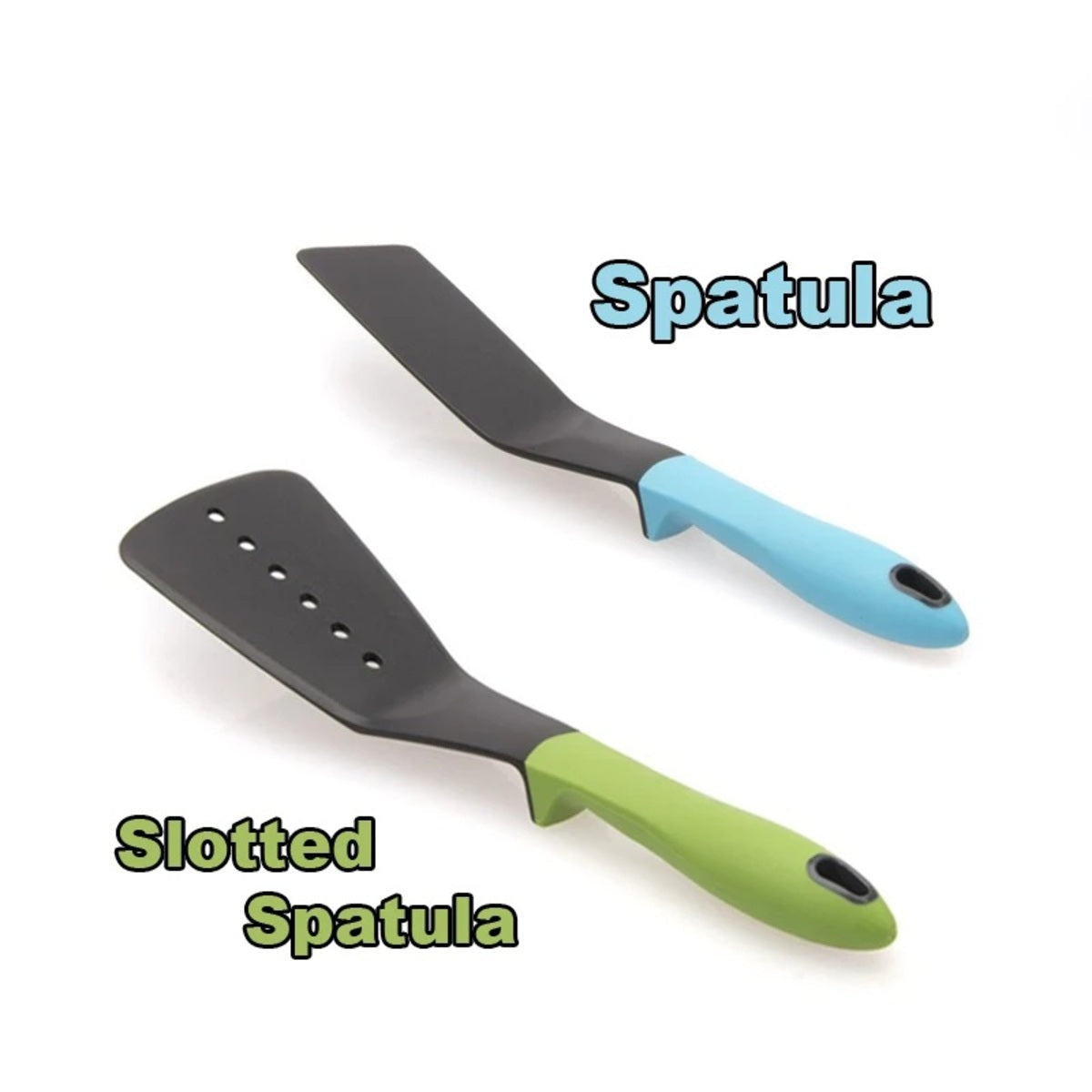 7-Piece Nonstick Nylon Utensil Set - Spoon Turner Spatula and Ladle