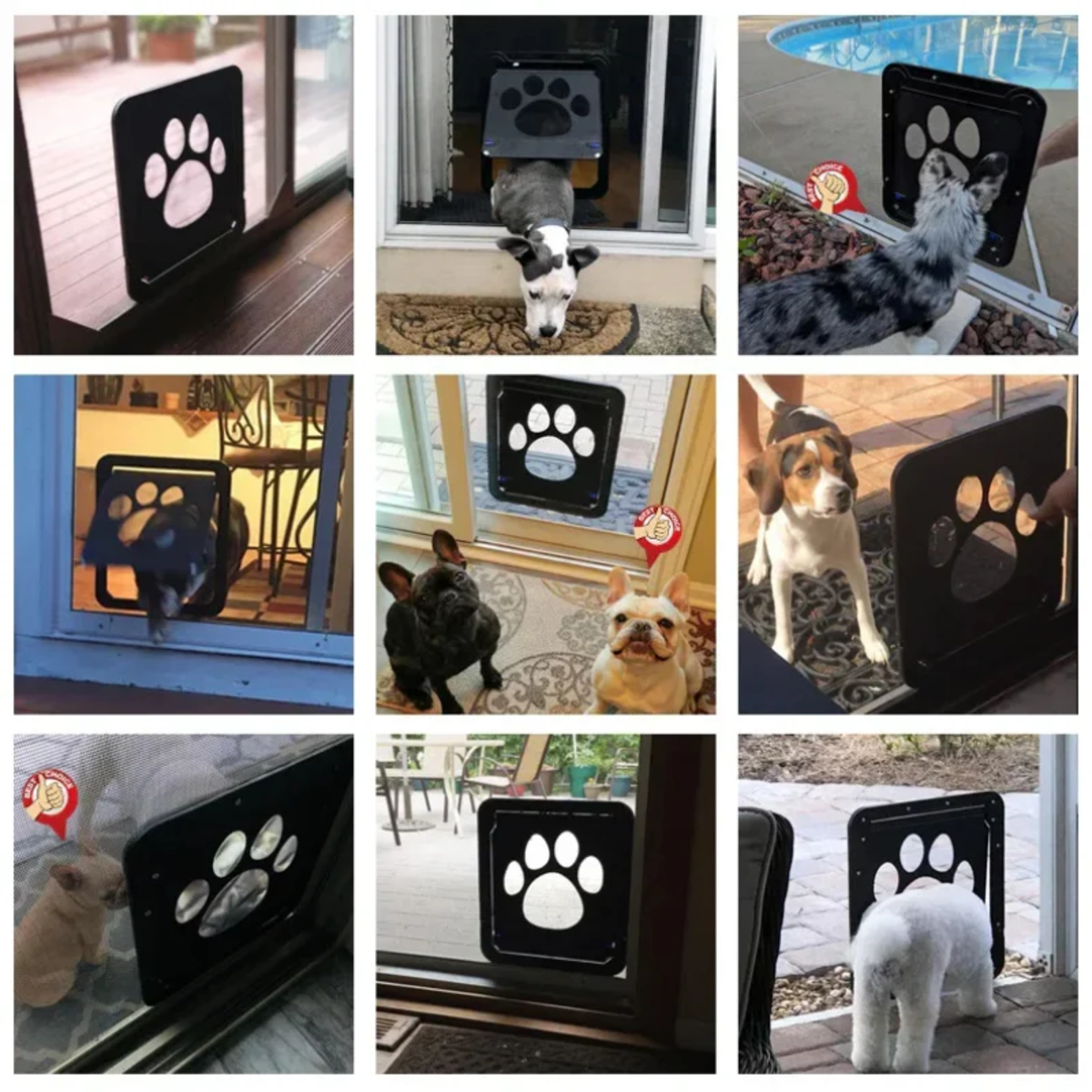 Magnetic Lockable Pet Screen Door