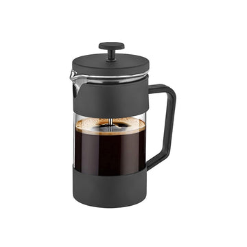 French Press Coffee Maker - Thick Borosilicate Glass Hand Brew Pot