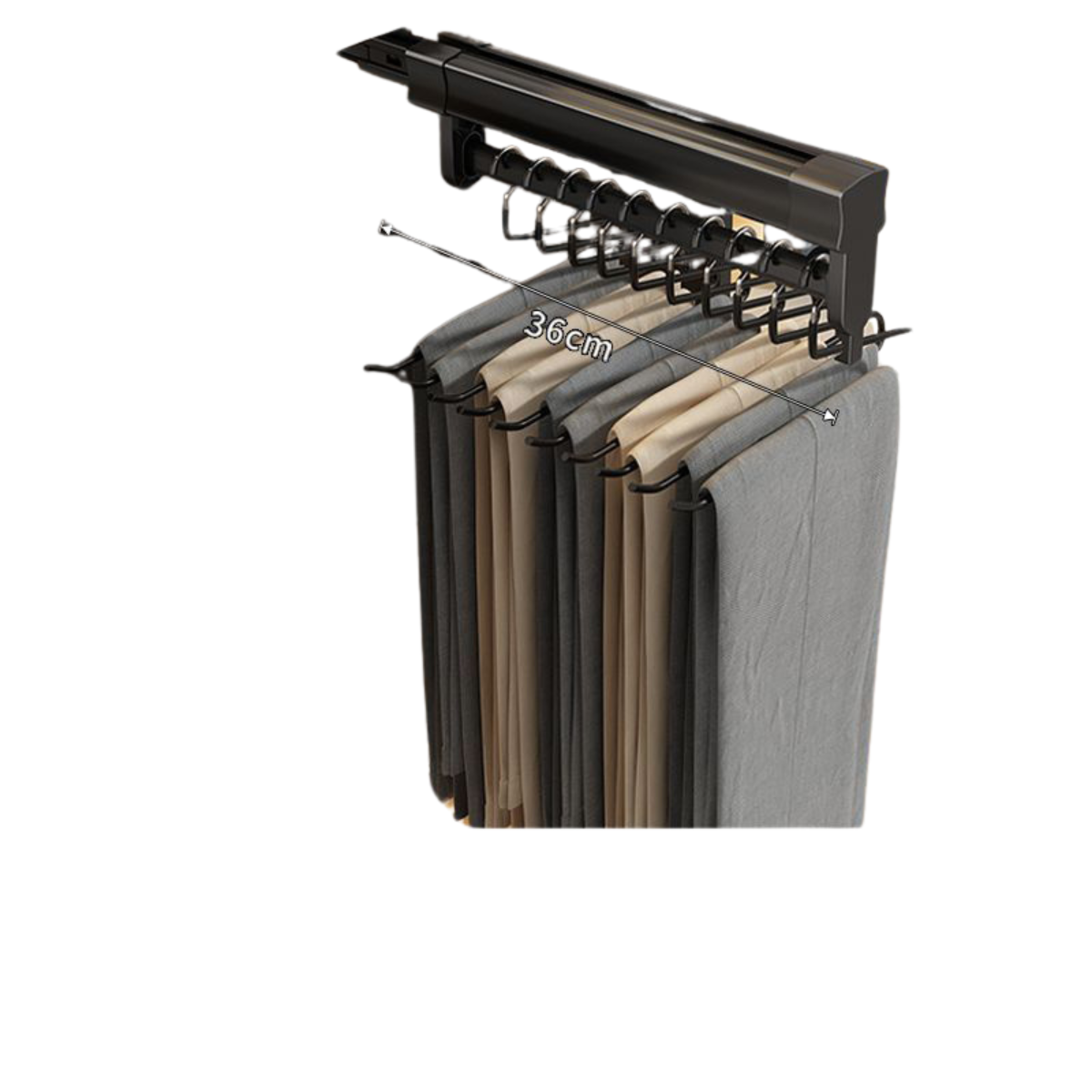 Pull Out Clothes Hanger Rack for Closet