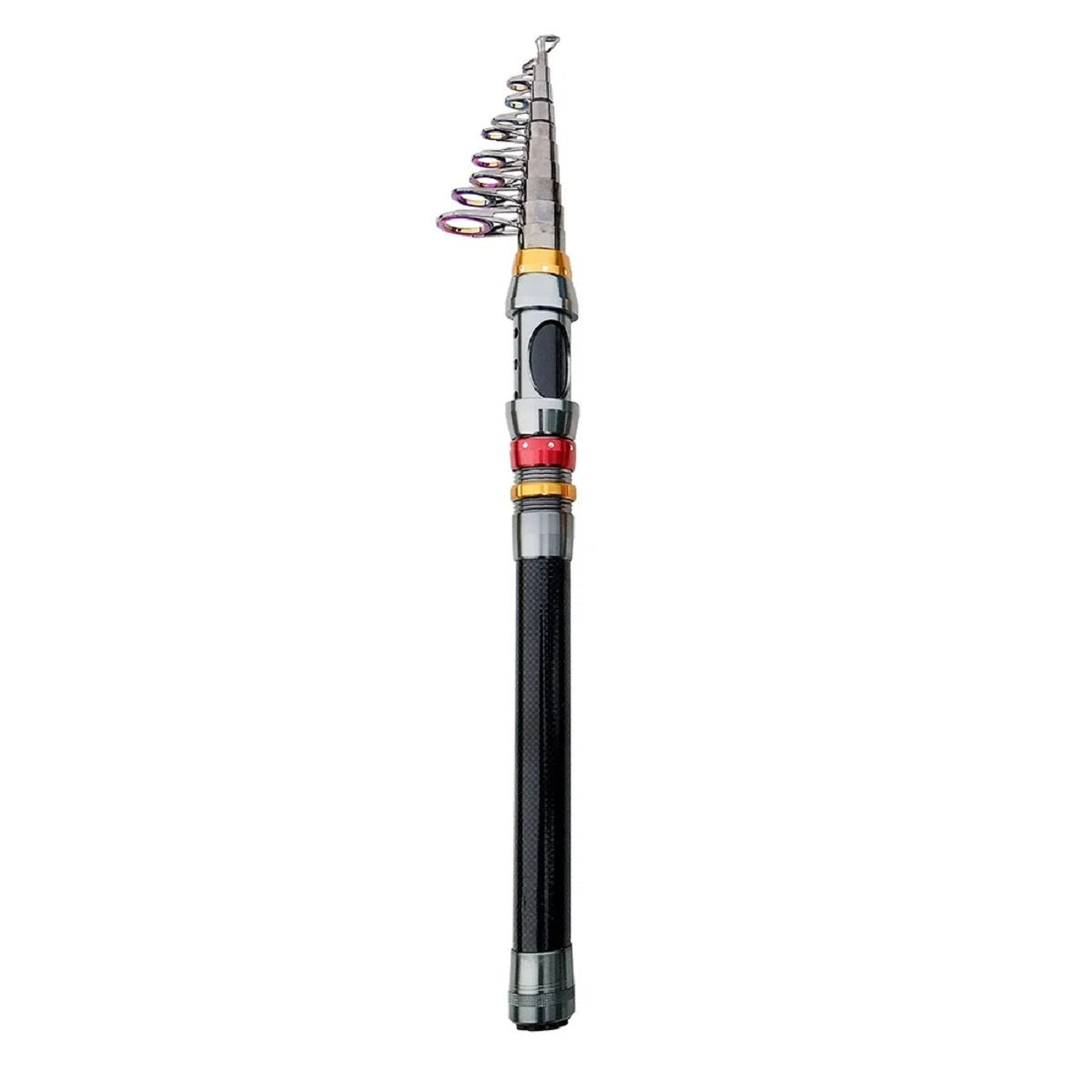 Carbon Fiber Telescopic Fishing Rod And Reel Combo - Super Hard Spinning Kit