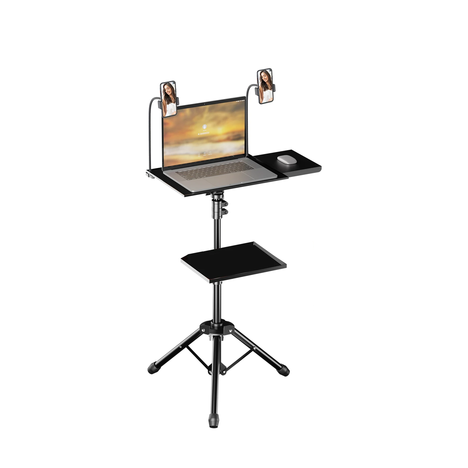 Projector and Laptop Portable Stand Adjustable Height