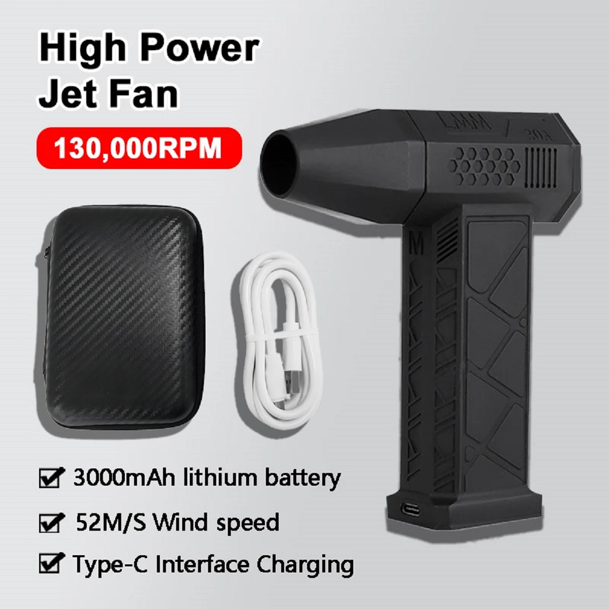 Mini Turbofan Jet Power Dust Blower