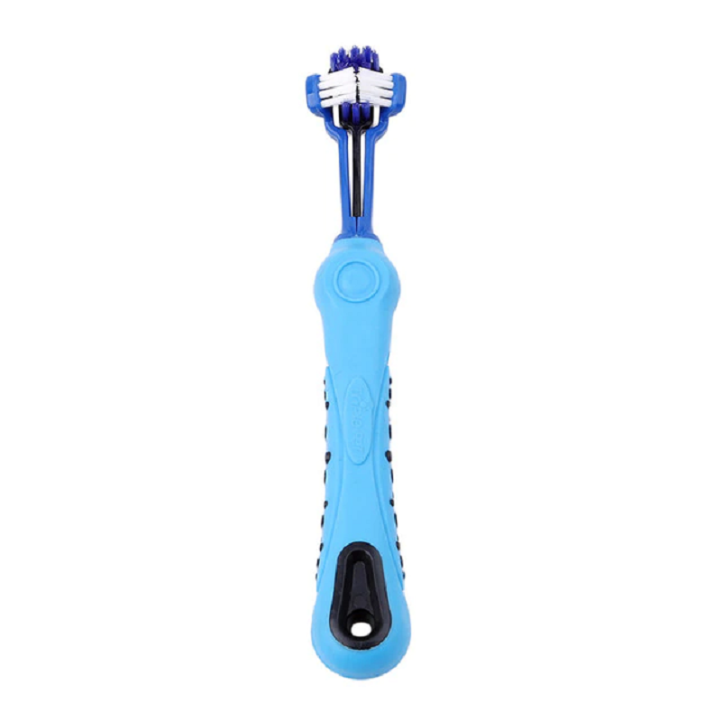 Three Sided Pet Toothbrush Dog Brush Tartar Teeth Care