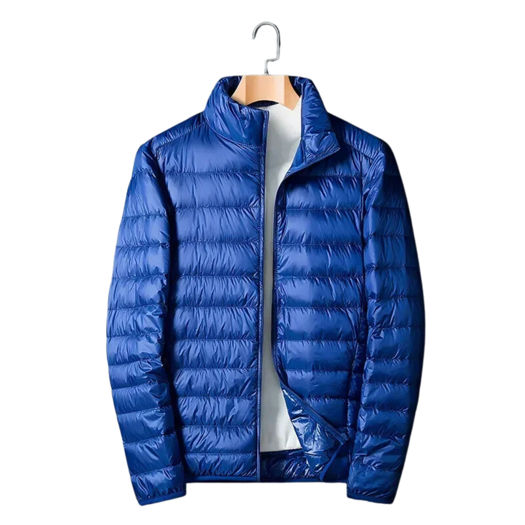 Men's Lightweight Packable Hooded Puffer Jacket