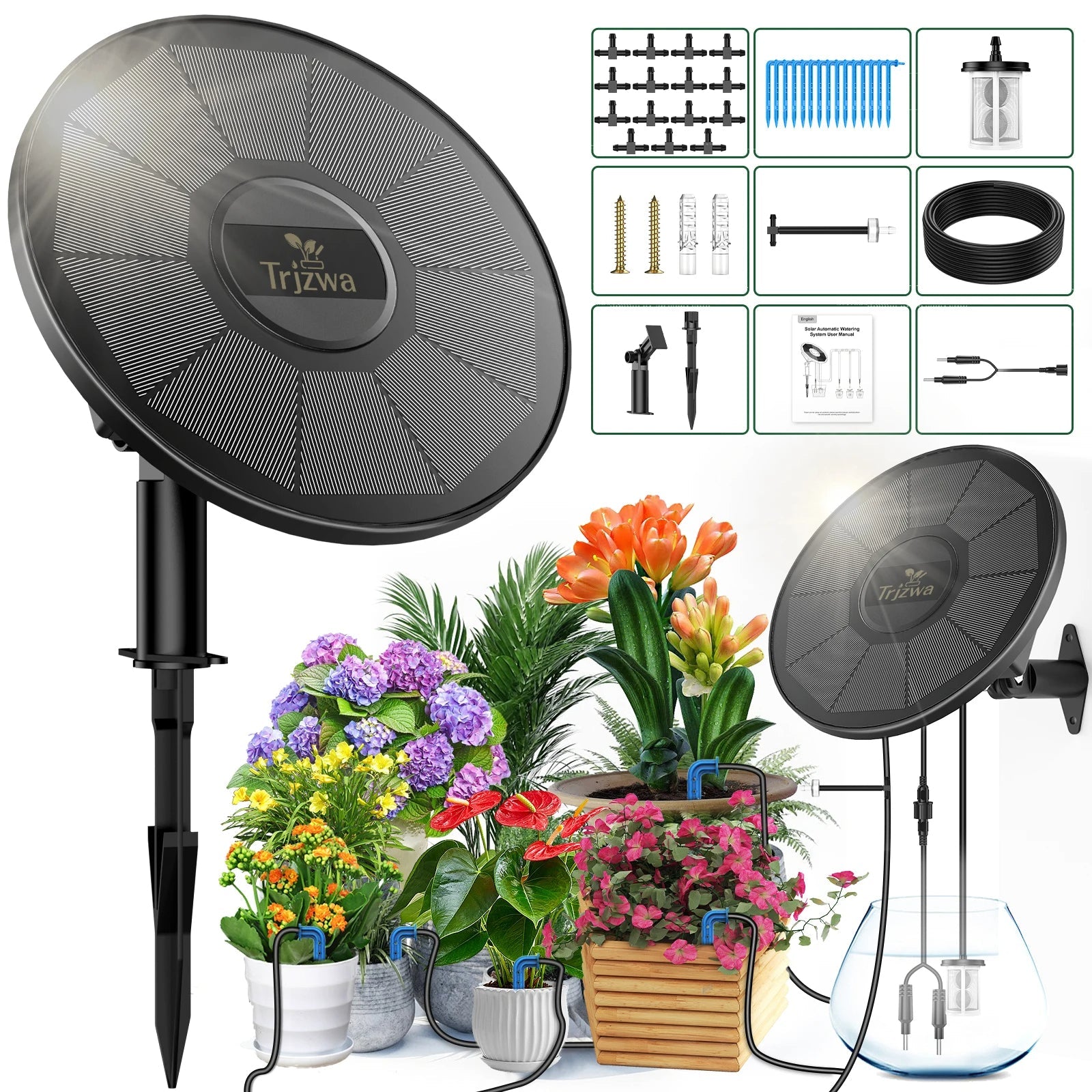 Solar Drip Irrigation Automatic Watering System