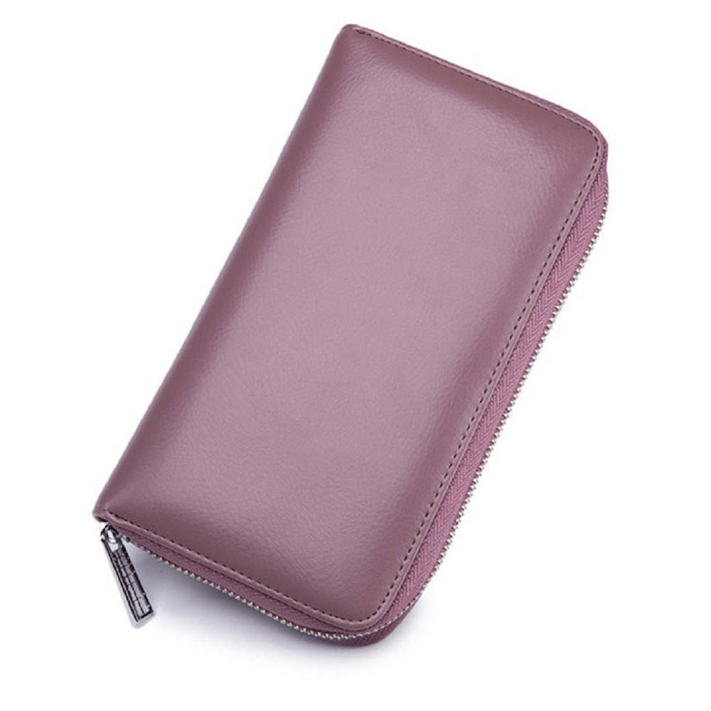 Genuine Leather RFID Blocking Credit Card Holder