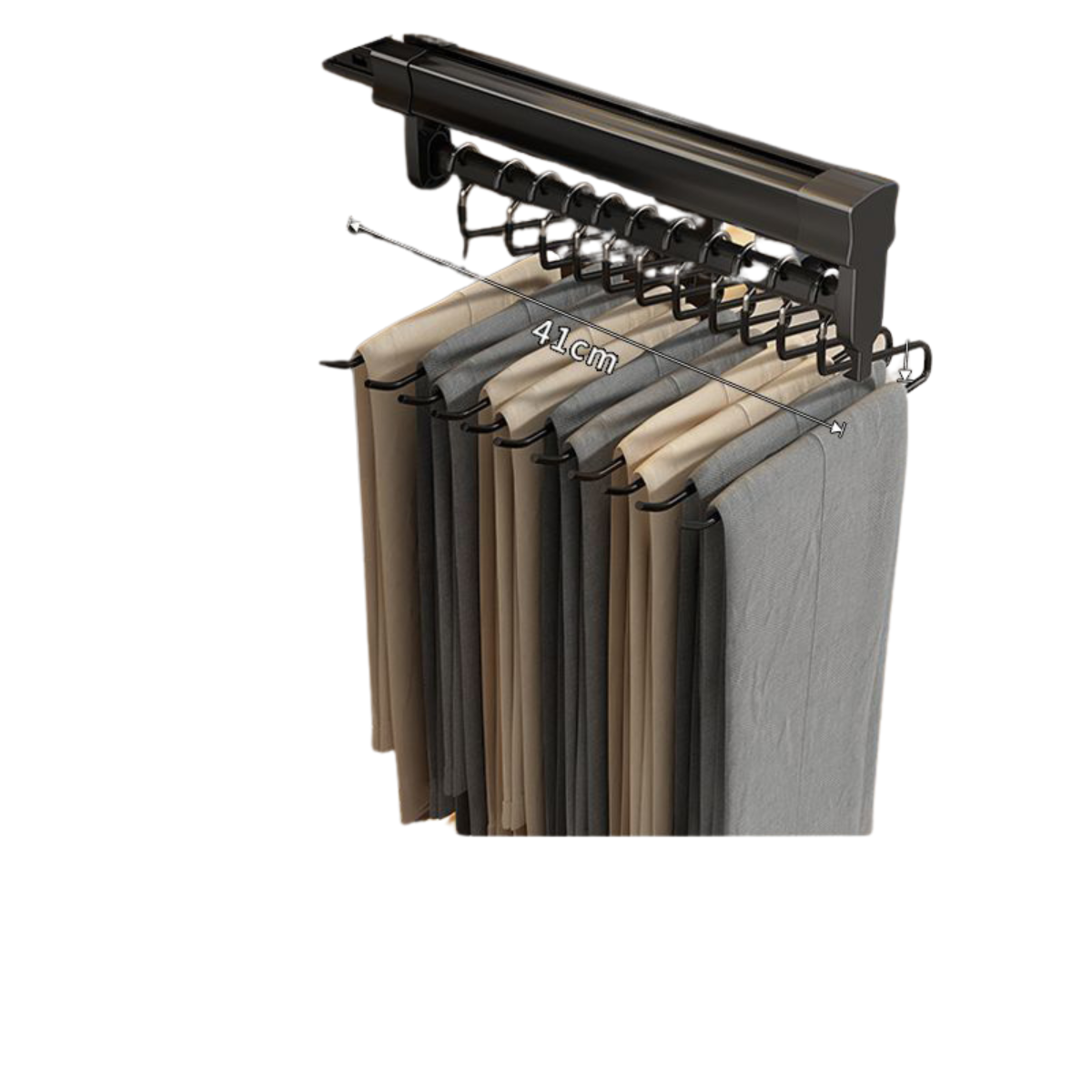 Pull Out Clothes Hanger Rack for Closet
