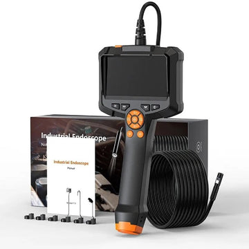 HD Industrial Endoscope Camera - Ips Screen Borescope for Precision Inspection