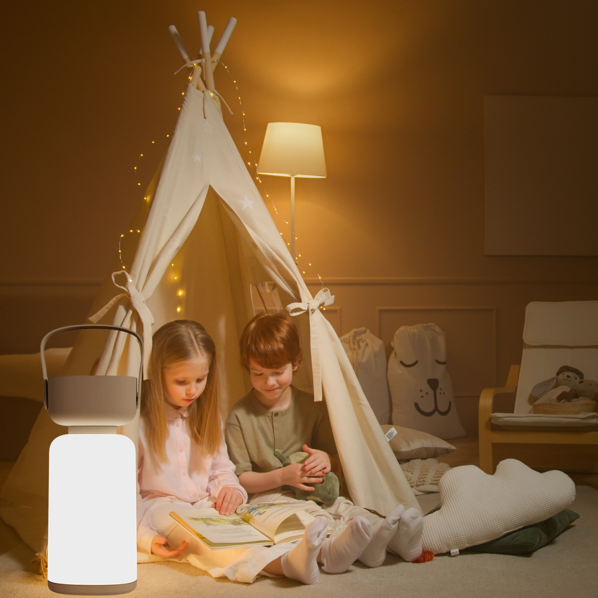 LED Creative Portable Night Light USB Charging Touch