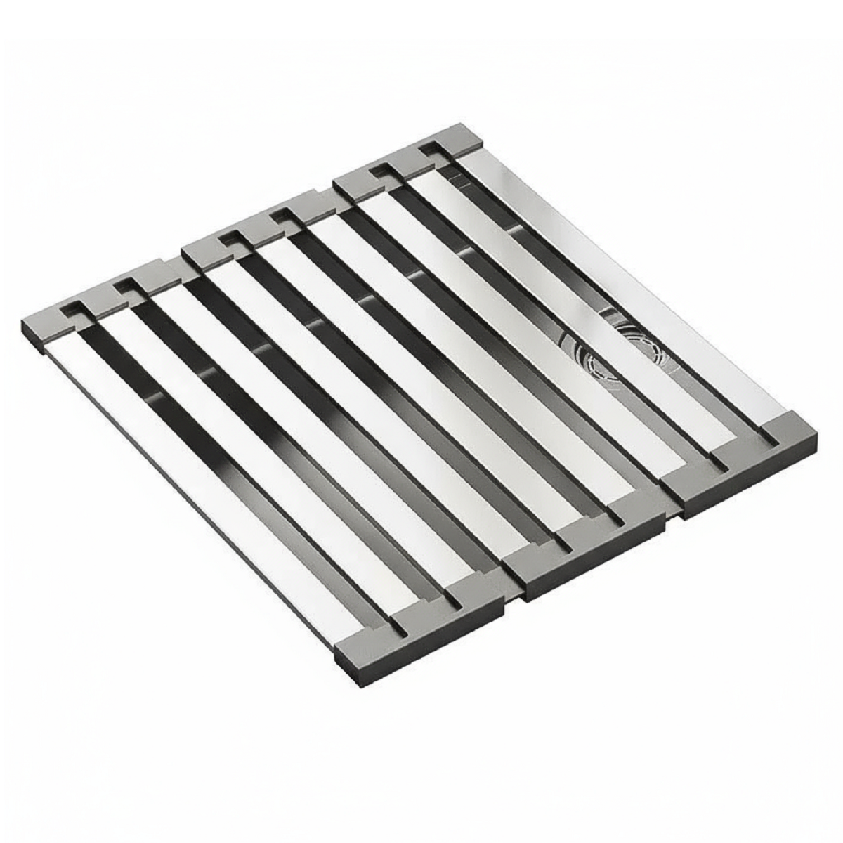 Stainless Steel Sink Drain Rack - Foldable Dish Basket