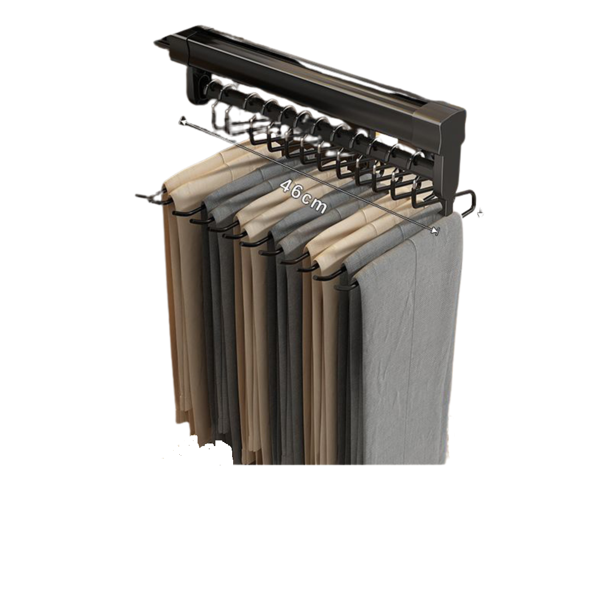 Pull Out Clothes Hanger Rack for Closet
