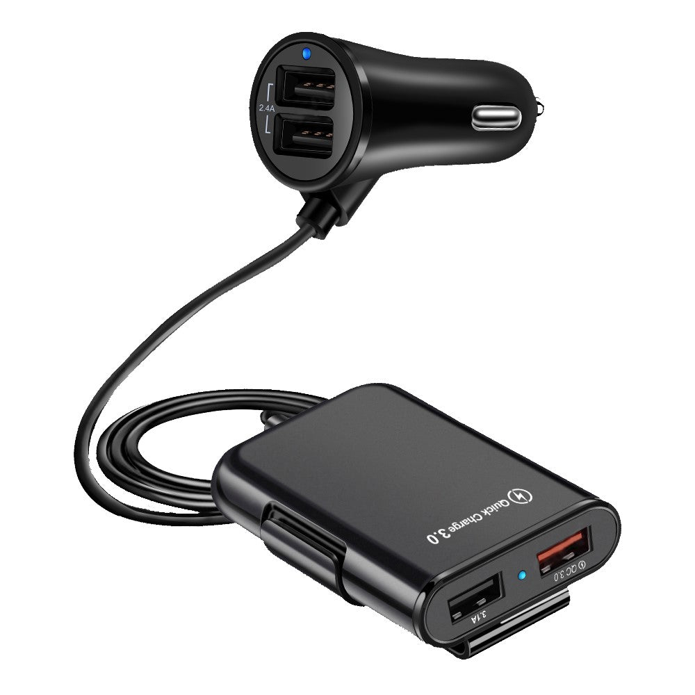 4 Port USB Car Charger