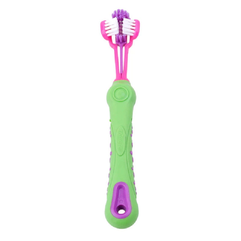 Three Sided Pet Toothbrush Dog Brush Tartar Teeth Care