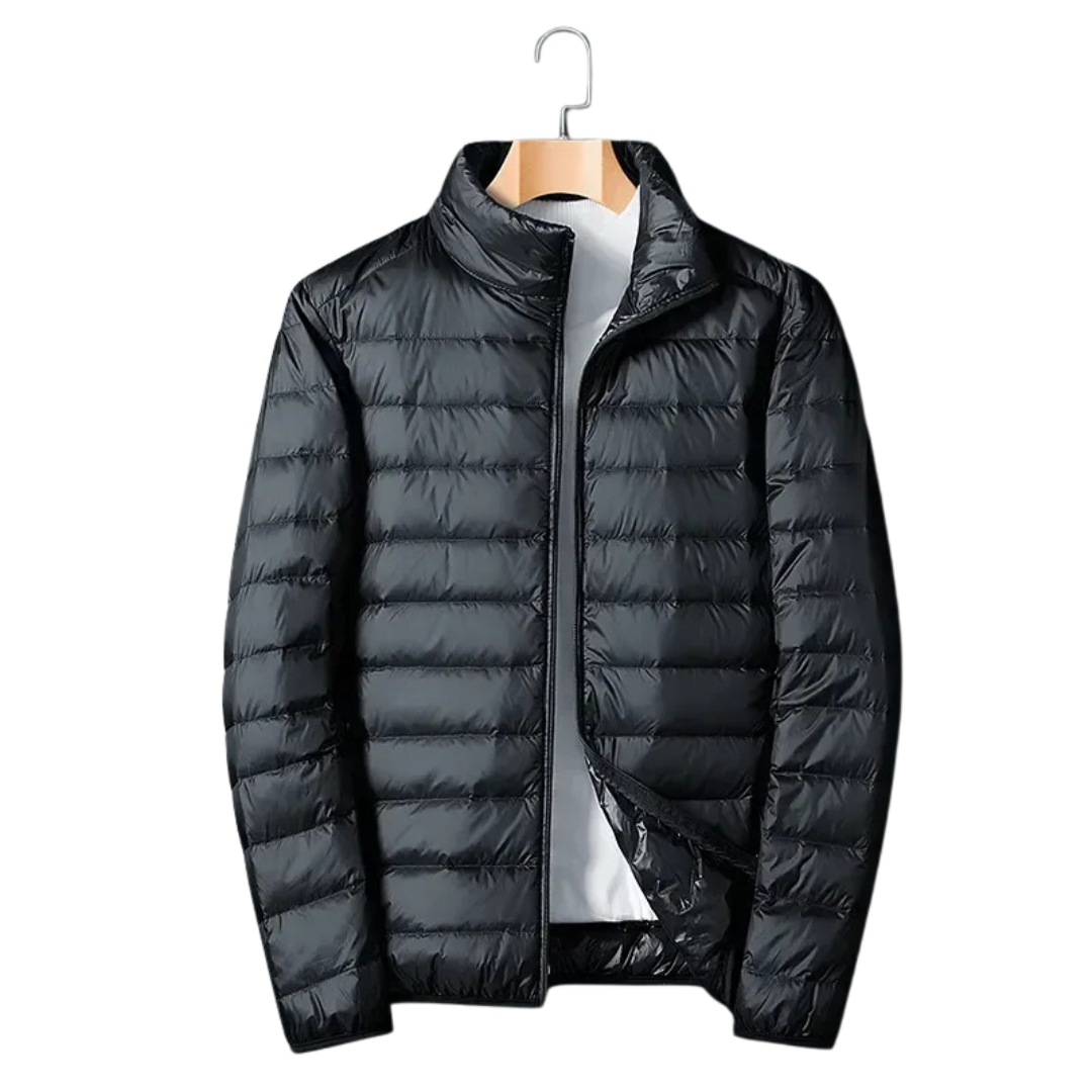 Men's Lightweight Packable Hooded Puffer Jacket