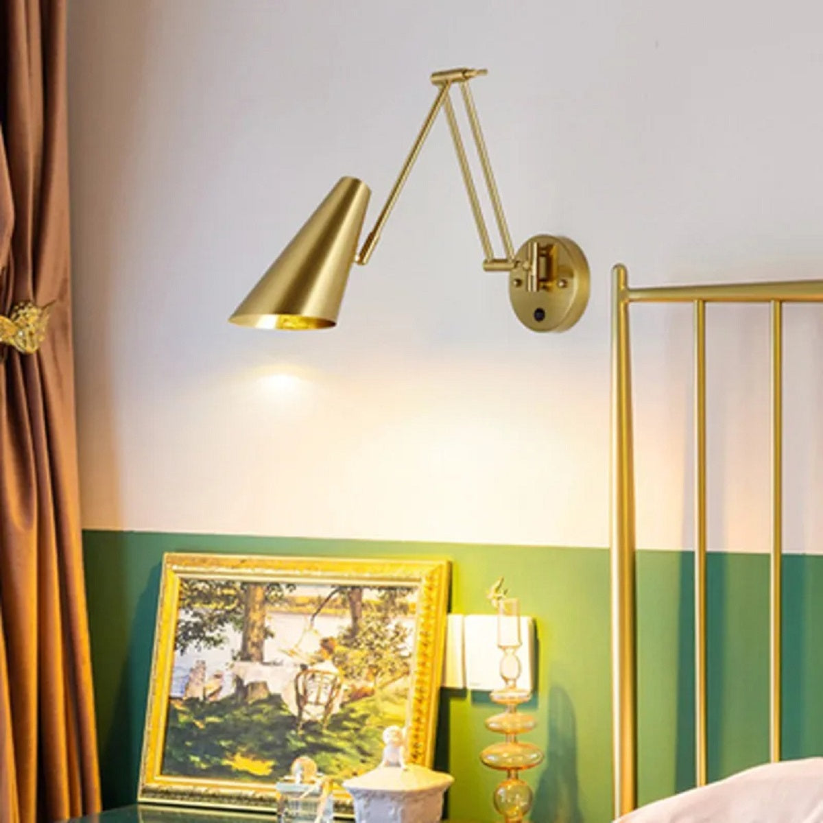 Modern Creative Study Rocker LED Dimmable Wall Lamp