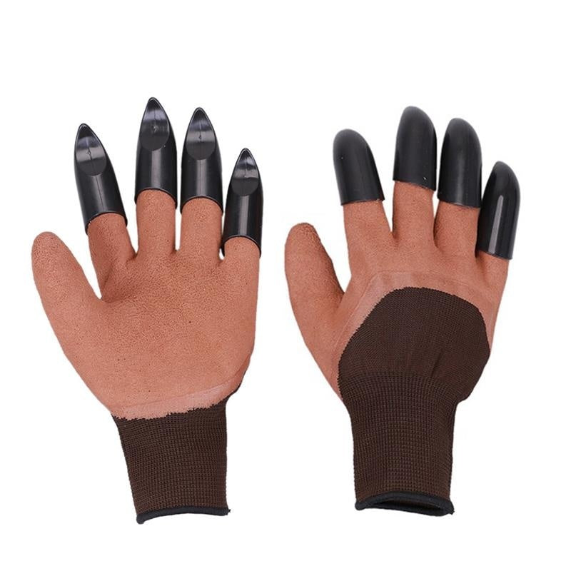 Breathable & Waterproof Garden Gloves with Claws for Planting